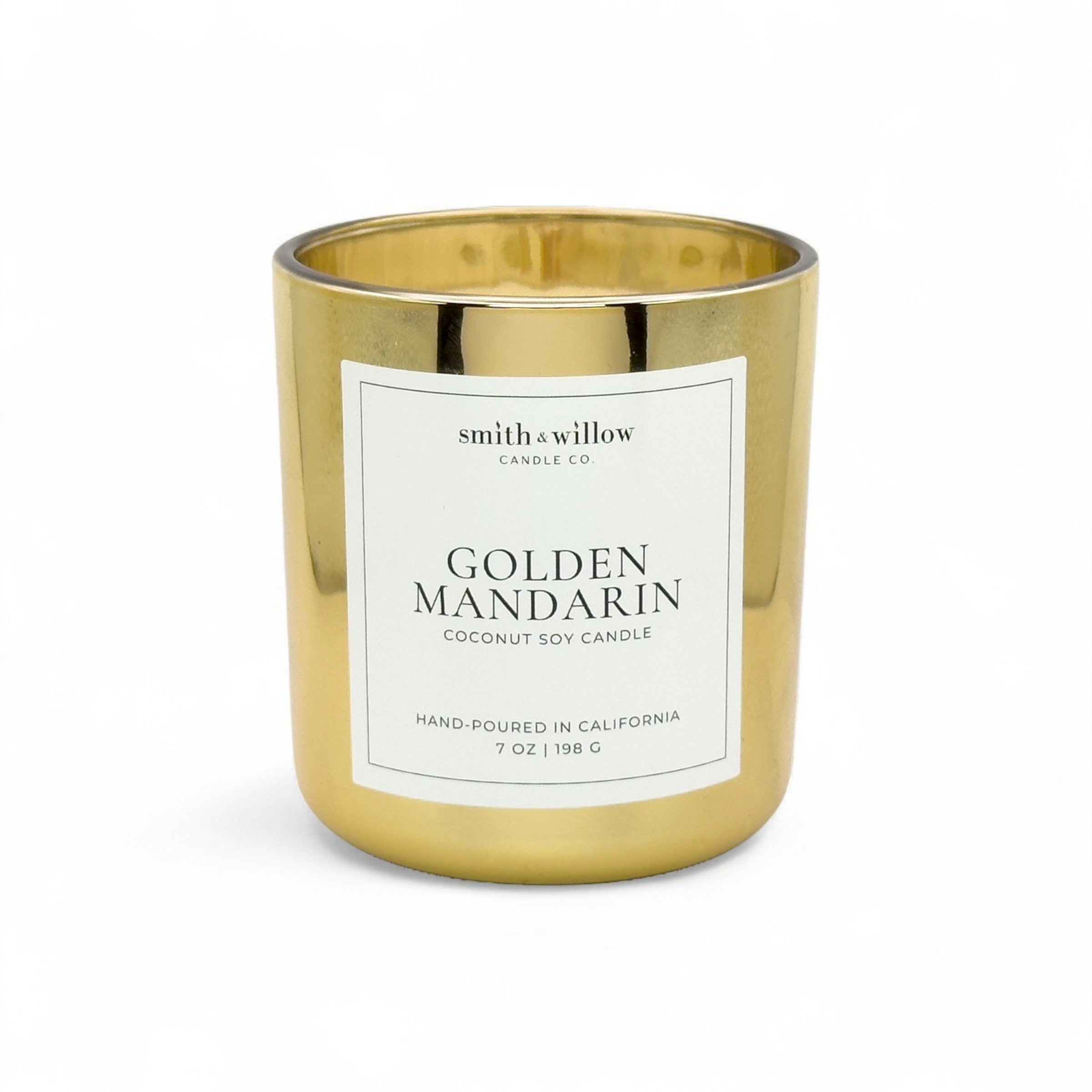 Golden Mandarin Wooden Wick Candle 7 oz