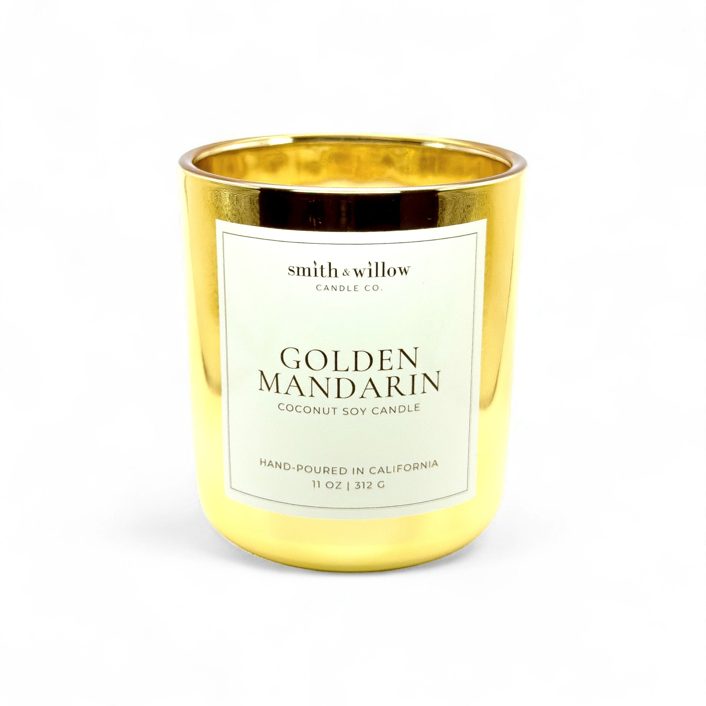 Golden Mandarin Wooden Wick Candle 11 oz