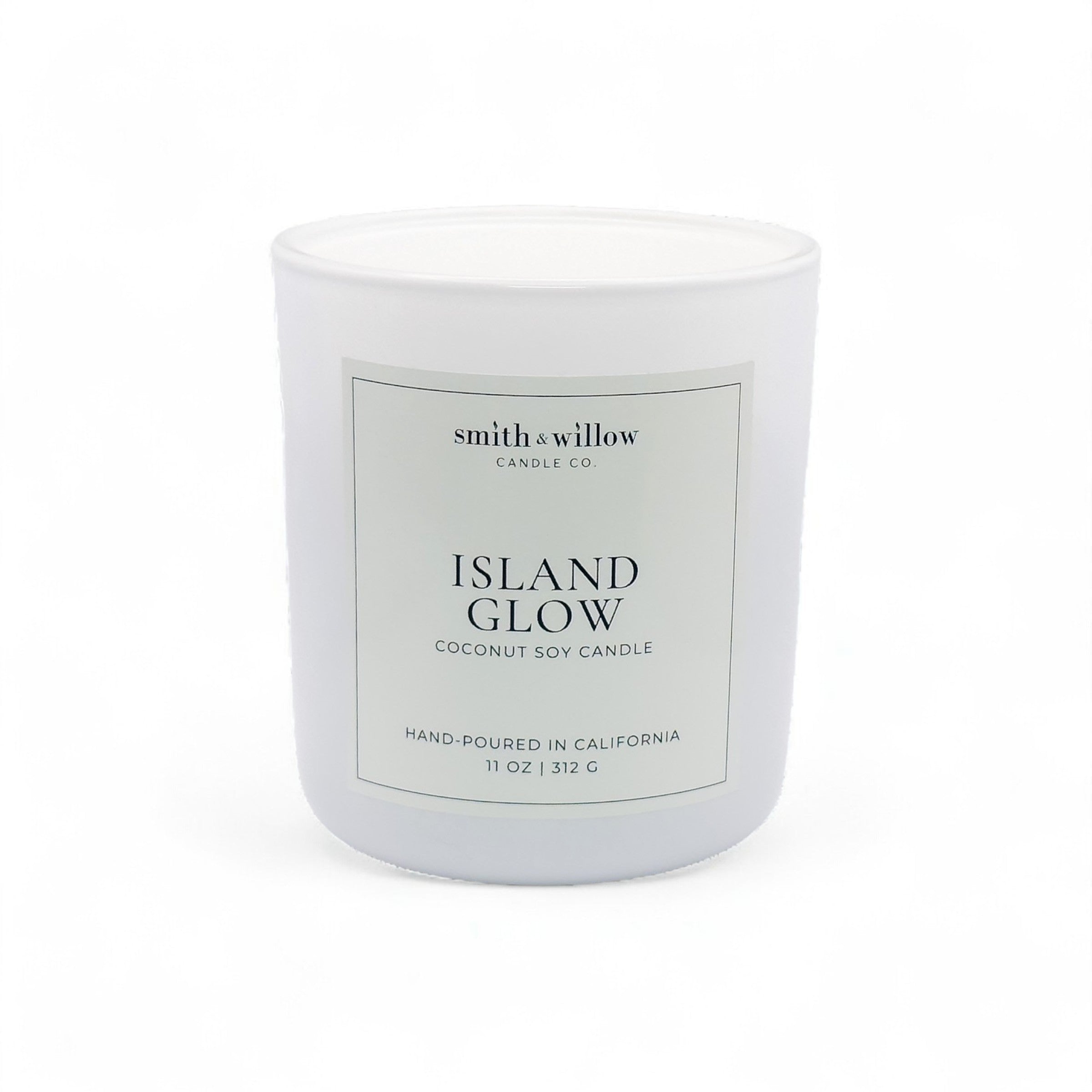 Island Glow Wooden Wick Candle 11 oz