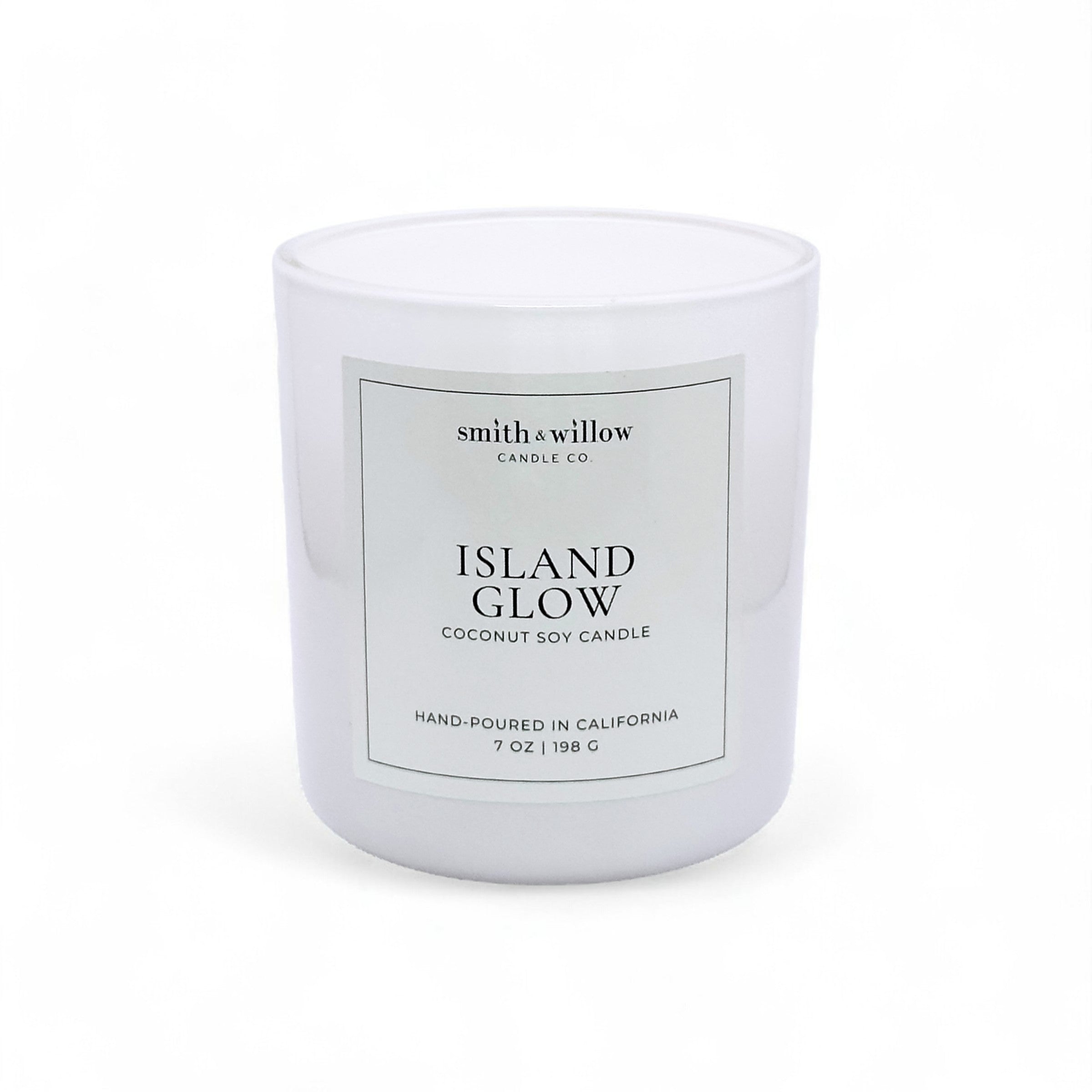 Island Glow Wooden Wick Candle 7 oz