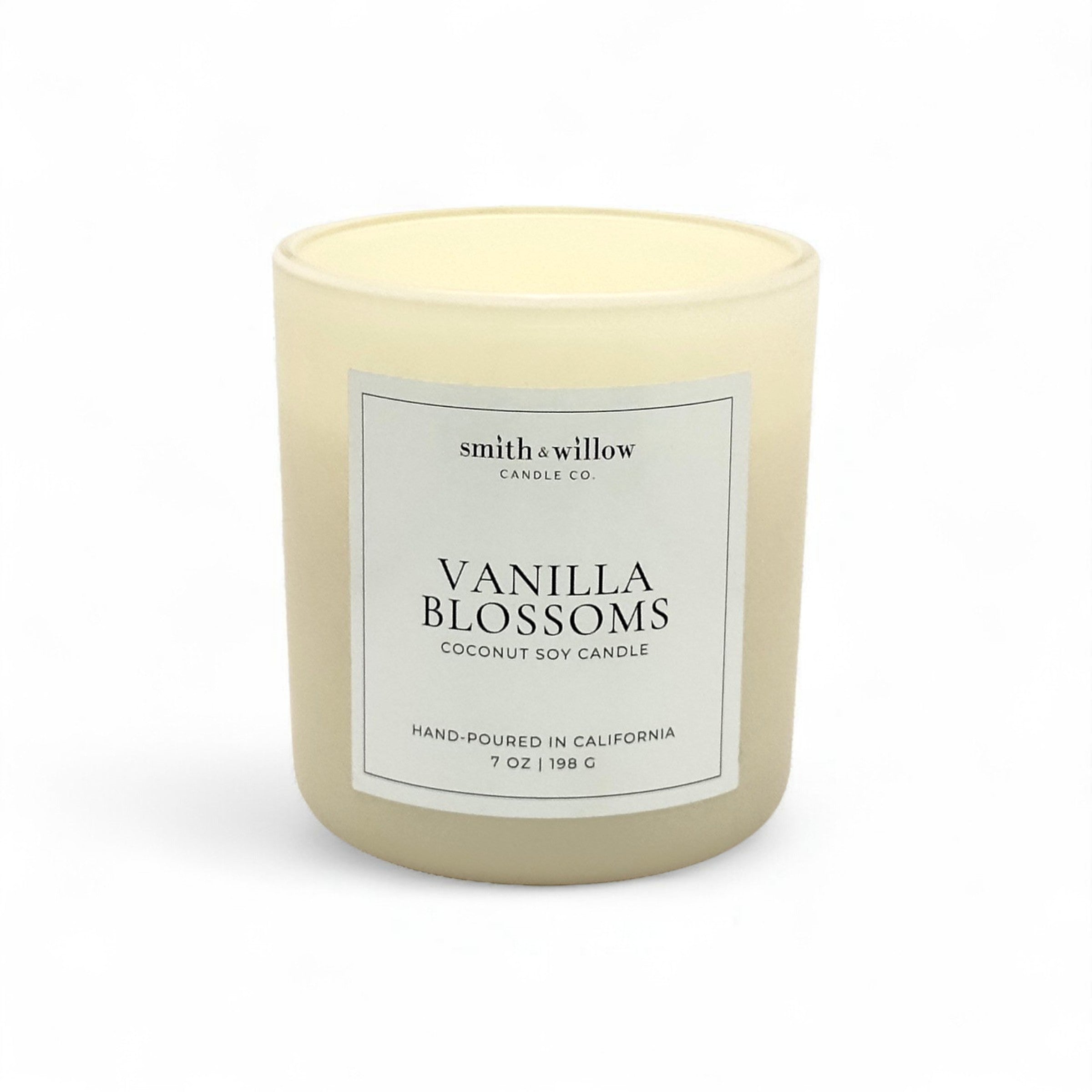 Vanilla Blossoms Wooden Wick Candle 7 oz